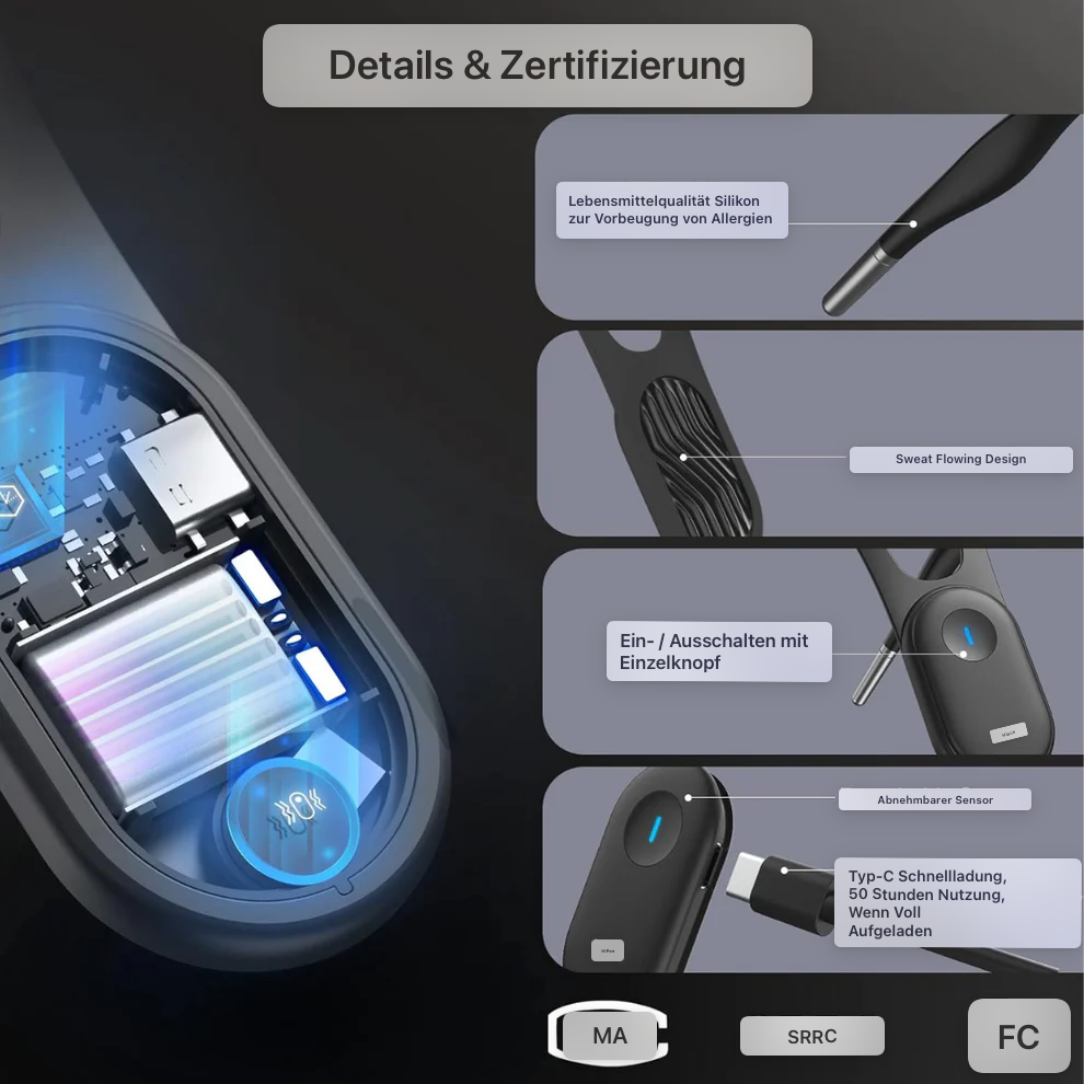 Hipee Intelligente Haltungskorrektur Gerät Haltungstrainingsgerät Korrektur