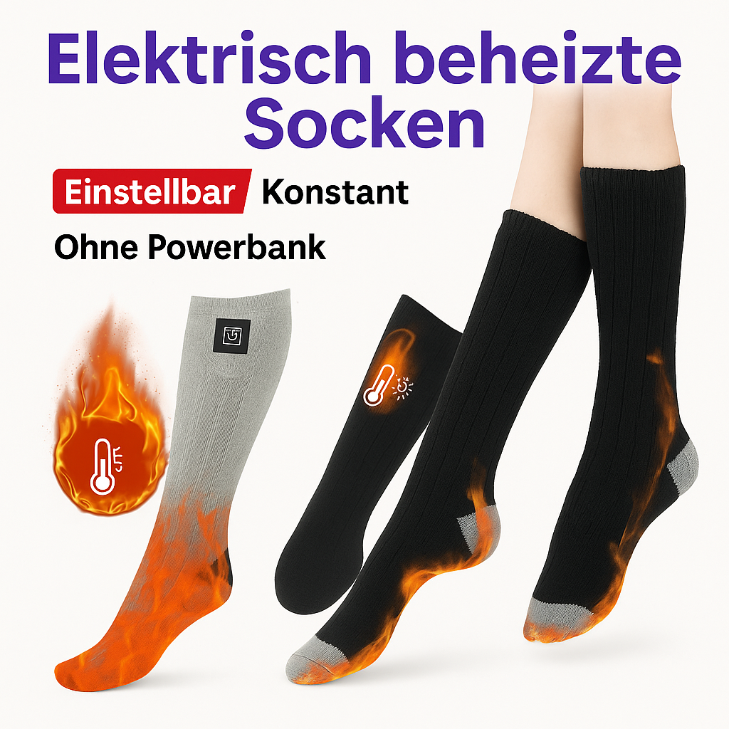 Elektrische Heizsocken 3-Stufen