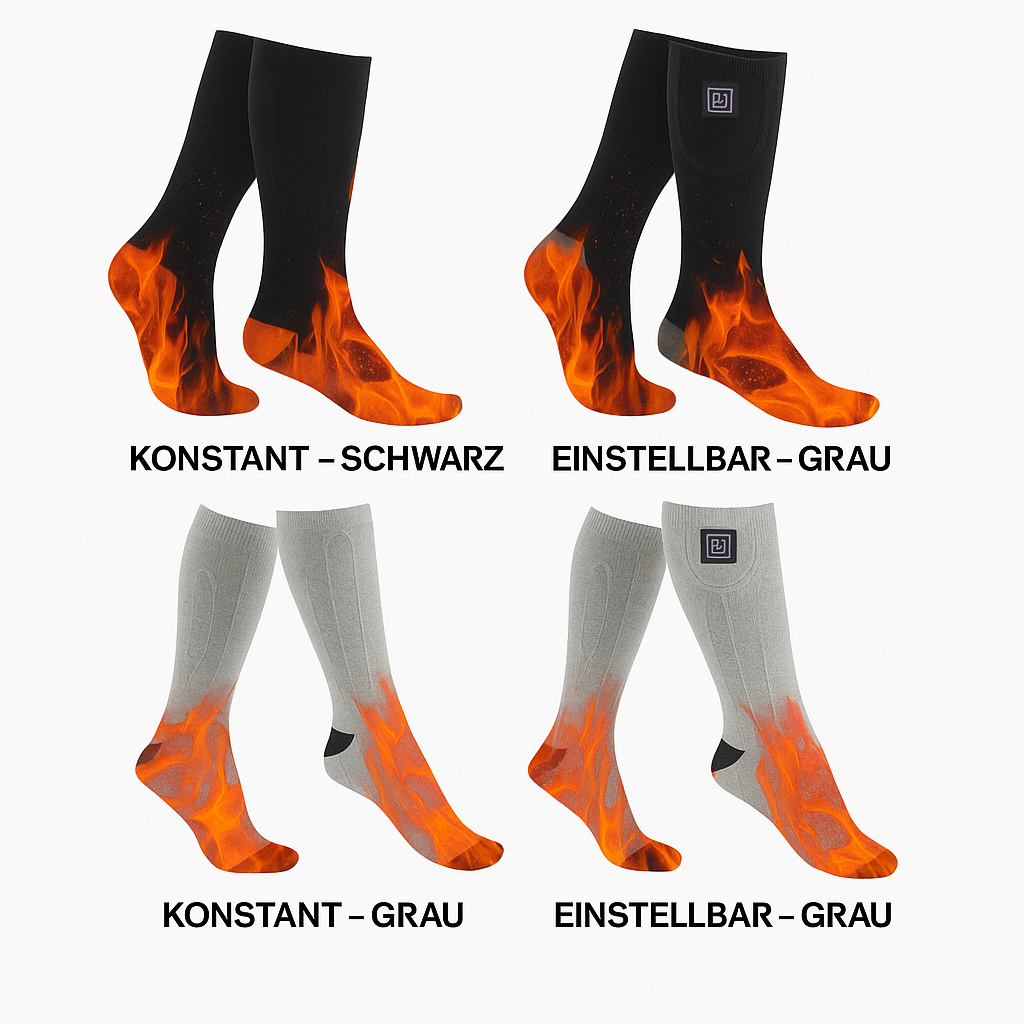 Elektrische Heizsocken 3-Stufen